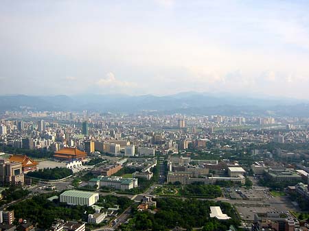 Blick vom Taipeh Tower