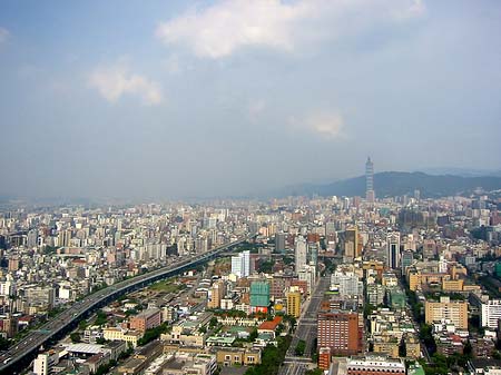 Blick vom Taipeh Tower Foto 