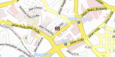 Stadtplan Bukit Bintang
