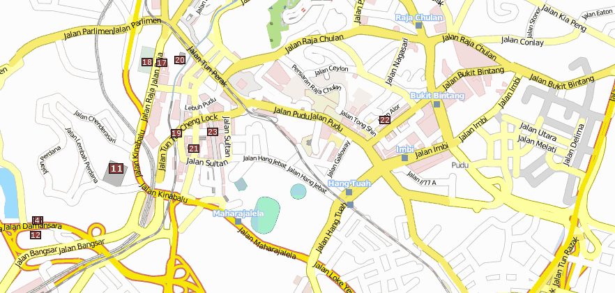 Reiseführer von Kuala Lumpur und Sehenswürdigkeiten von Kuala Lumpur  im Stadtplan